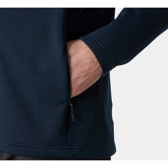 Helly Hansen Versalite Fleece Mens Jacket Blue Large New - Picture 4 of 10